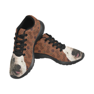Bedlington Terrier Dog Black Sneakers Size 13-15 for Men - TeeAmazing