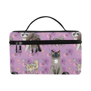 Balinese Cat Cosmetic Bag/Large - TeeAmazing