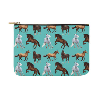 Horse Pattern Carry-All Pouch 12.5x8.5 - TeeAmazing