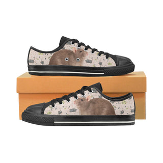 Rats Black Men's Classic Canvas Shoes - TeeAmazing