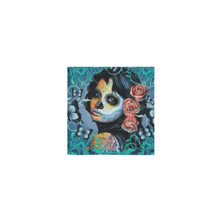 Sugar Skull Tattoo Square Towel 13x13 - TeeAmazing