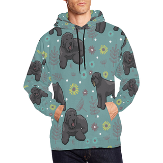 Bouviers Flower All Over Print Hoodie for Men (USA Size) (Model H13) - TeeAmazing