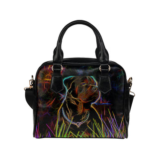 Rottweiler Glow Design 2 Shoulder Handbag - TeeAmazing