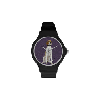 English Pointer Dog Unisex Round Plastic Watch - TeeAmazing