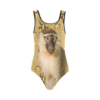 Monkey Vest One Piece Swimsuit - TeeAmazing