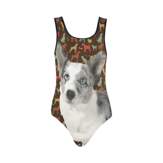 Cardigan Welsh Corgi Dog Vest One Piece Swimsuit - TeeAmazing