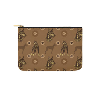 Doberman Carry-All Pouch 9.5x6 - TeeAmazing