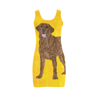 Chocolate Labrador Medea Vest Dress - TeeAmazing