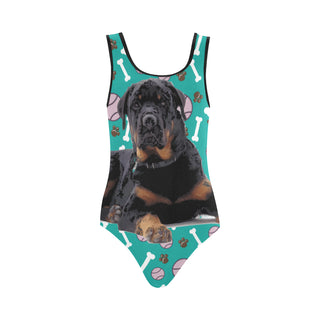 Rottweiler Vest One Piece Swimsuit - TeeAmazing