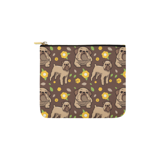 Brussels Griffon Flower Carry-All Pouch 6''x5'' - TeeAmazing