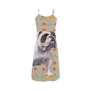 English Bulldog Alcestis Slip Dress - TeeAmazing