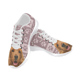 American Cocker Spaniel White Sneakers Size 13-15 for Men - TeeAmazing