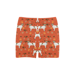 Jack Russell Terrier Water Colour Pattern No.1 Briseis Skinny Shorts - TeeAmazing