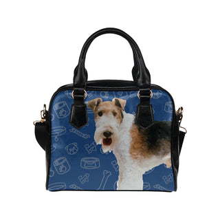 Wire Hair Fox Terrier Dog Shoulder Handbag - TeeAmazing