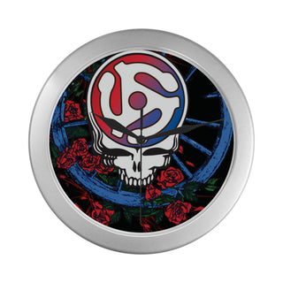 Grateful Dead Silver Color Wall Clock - TeeAmazing