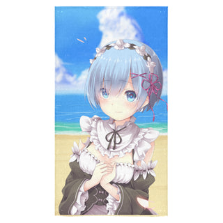 Rem Waifu Bath Towel 30"x56" - TeeAmazing