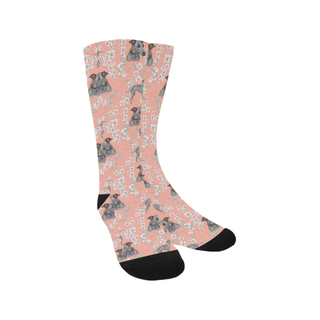 Italian Greyhound Flower Trouser Socks - TeeAmazing