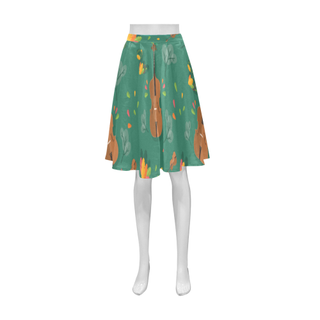 Cello Pattern Athena Women's Short Skirt - TeeAmazing