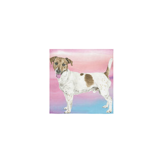 Jack Russell Terrier Water Colour No.1 Square Towel 13x13 - TeeAmazing