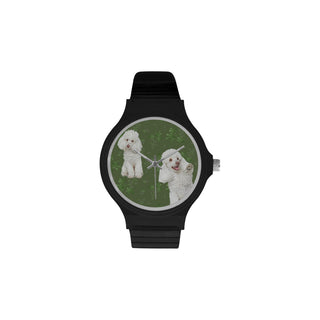 Poodle Lover Unisex Round Plastic Watch - TeeAmazing