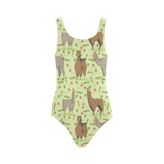 llama Vest One Piece Swimsuit - TeeAmazing