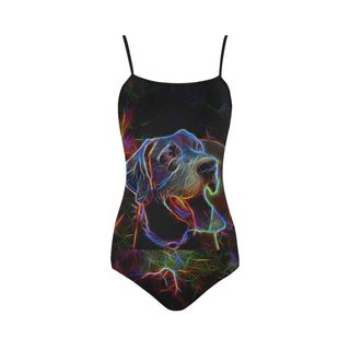Great Dane Glow Design 1 Strap Swimsuit - TeeAmazing