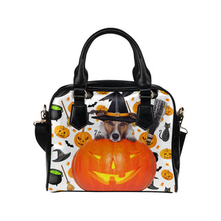 Jack Russell Halloween Shoulder Handbag - TeeAmazing