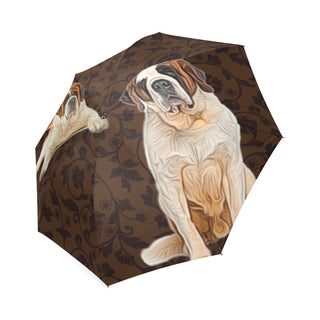 St. Bernard Lover Foldable Umbrella - TeeAmazing