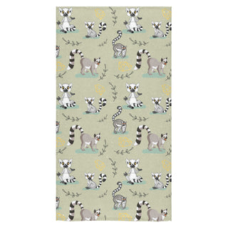 Lemur Pattern Bath Towel 30"x56" - TeeAmazing