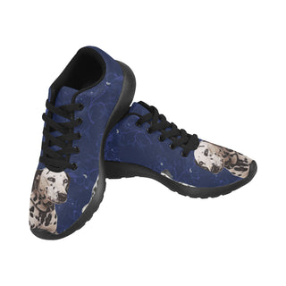 Dalmatian Lover Black Sneakers for Women - TeeAmazing