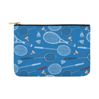 Badminton Pattern Carry-All Pouch 12.5x8.5 - TeeAmazing