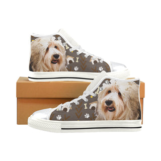 Havanese Dog White High Top Canvas Shoes for Kid - TeeAmazing