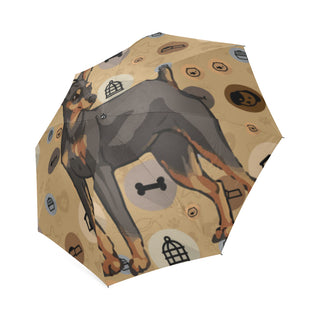 Miniature Pinscher Dog Foldable Umbrella - TeeAmazing