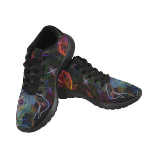 Great Dane Glow Design 3 Black Sneakers for Women - TeeAmazing