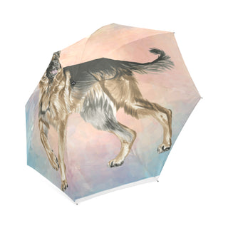 German Shepherd Water Colour No.1 Foldable Umbrella - TeeAmazing