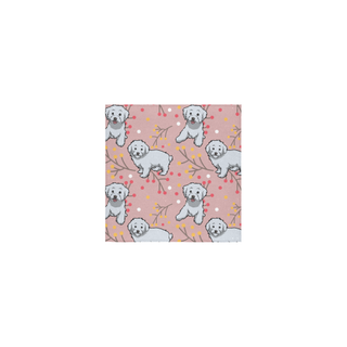 Maltipoo Flower Square Towel 13“x13” - TeeAmazing
