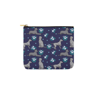 Coonhound Flower Carry-All Pouch 6''x5'' - TeeAmazing