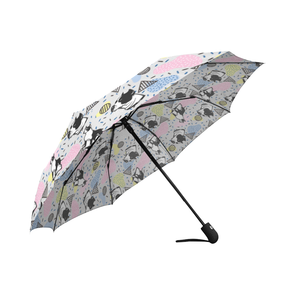 American Staffordshire Terrier Pattern Auto-Foldable Umbrella - TeeAmazing