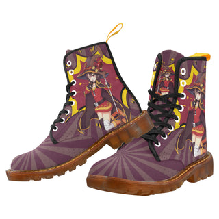 Megumin Black Boots For Women - TeeAmazing