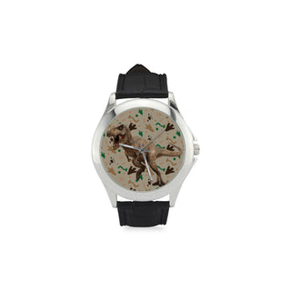 T-Rex Women's Classic Leather Strap Watch - TeeAmazing