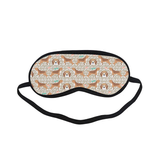 Beagle Pattern Sleeping Mask - TeeAmazing