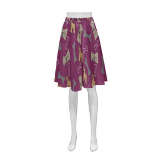 Soft Coated Wheaten Terrier Pattern Athena Women's Short Skirt - TeeAmazing