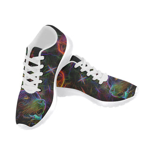 Lab Glow Design 2 White Sneakers for Men - TeeAmazing