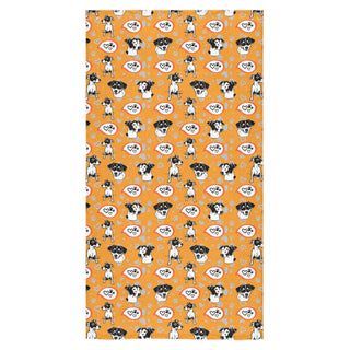 Jack Russell Terrier Pattern Bath Towel 30"x56" - TeeAmazing