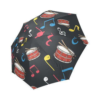 Snare Drum Pattern Foldable Umbrella - TeeAmazing