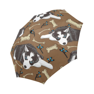 Siberian Husky Auto-Foldable Umbrella - TeeAmazing