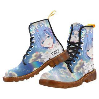 Rem is Best Waifu Black Boots For Women - TeeAmazing