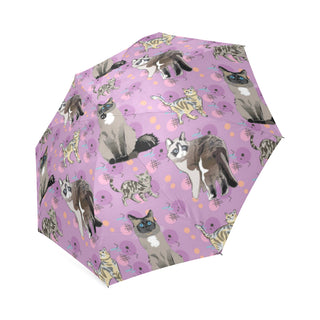 Balinese Cat Foldable Umbrella - TeeAmazing