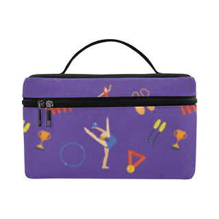Gymnastics Pattern Cosmetic Bag/Large - TeeAmazing
