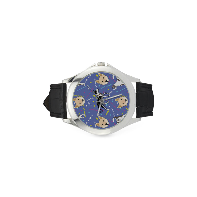 Canaan Dog Women's Classic Leather Strap Watch - TeeAmazing